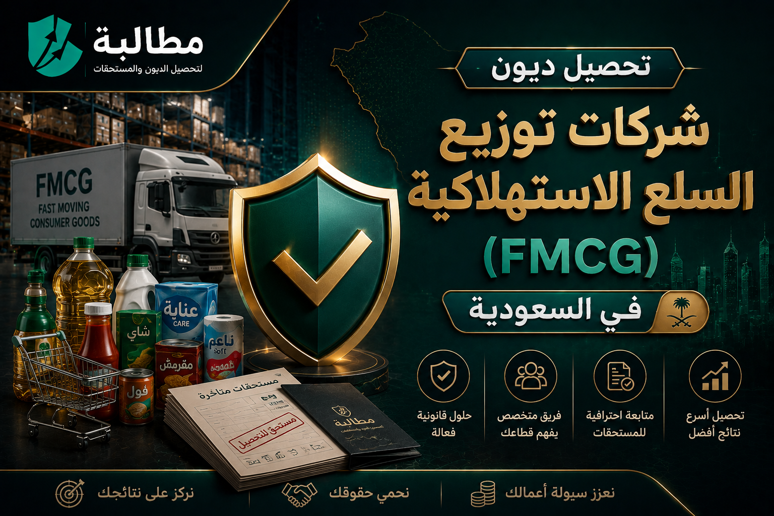 تحصيل ديون شركات توزيع السلع الاستهلاكية FMCG | مطالبة