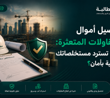 تحصيل أموال المقاولات المتعثرة واسترداد المستخلصات | مطالبة