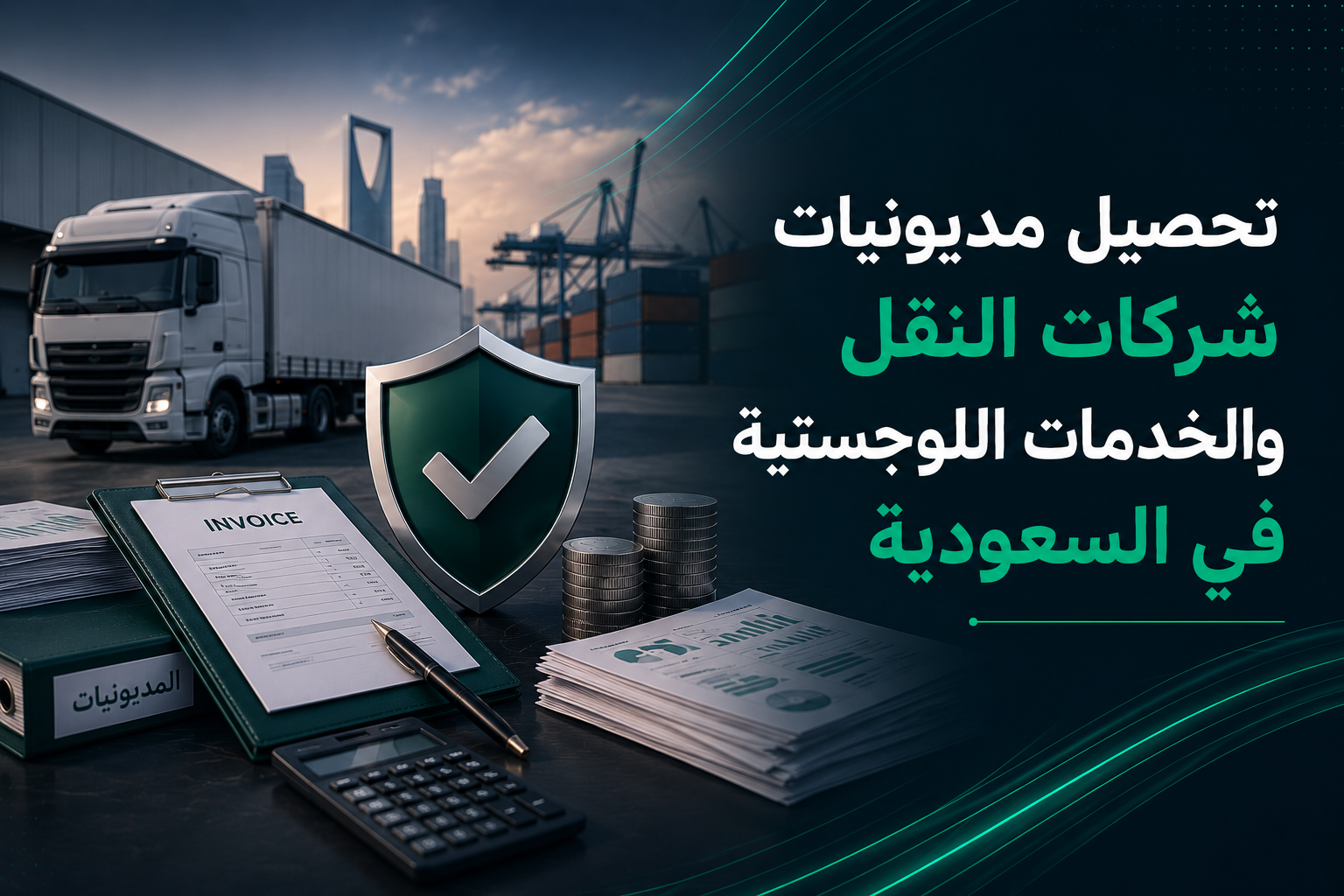 تحصيل مديونيات شركات النقل والخدمات اللوجستية | مطالبة