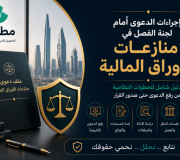 اجراءات الدعوى أمام لجنة الفصل في منازعات الأوراق المالية
