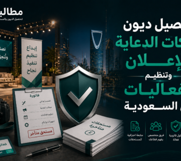 تحصيل ديون شركات الدعاية والإعلان وتنظيم الفعاليات | مطالبة