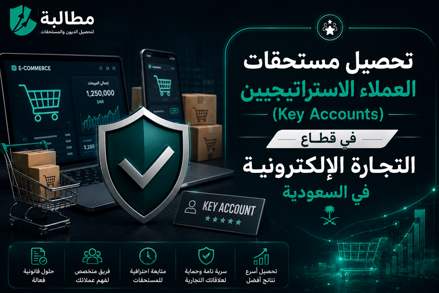 تحصيل مستحقات العملاء الاستراتيجيين في التجارة الإلكترونية | مطالبة
