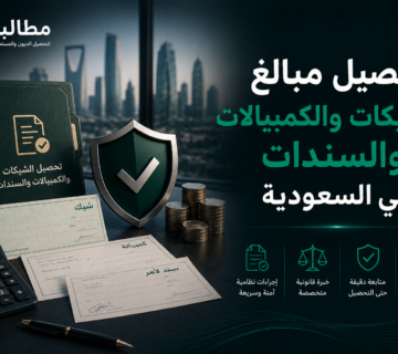 تحصيل مبالغ الشيكات والكمبيالات والسندات في السعودية