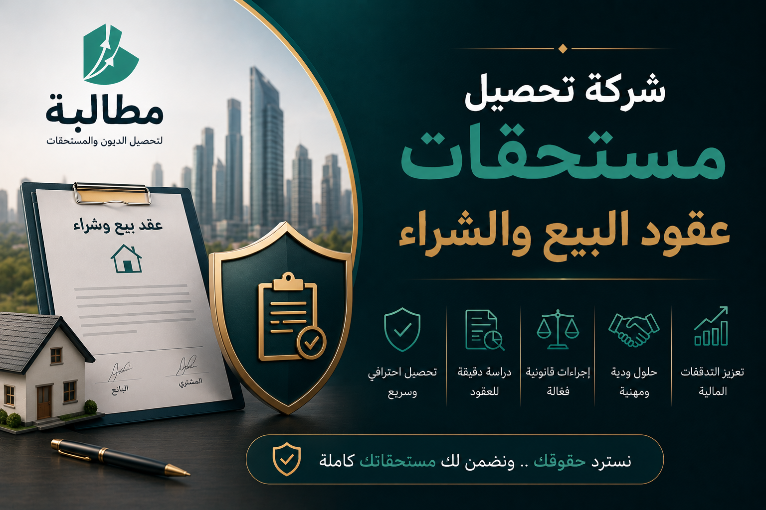 شركة تحصيل مستحقات عقود البيع والشراء | مطالبة