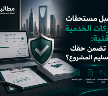 تحصيل مستحقات الشركات الخدمية والتقنية في السعودية | مطالبة