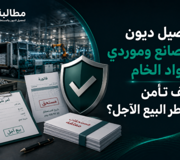 تحصيل ديون المصانع وموردي المواد الخام في السعودية | مطالبة