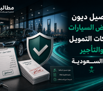 تحصيل ديون معارض السيارات وشركات التمويل والتأجير | مطالبة
