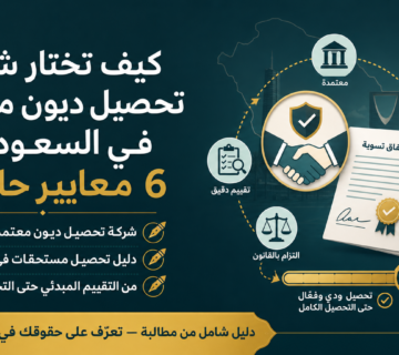 كيف تختار شركة تحصيل ديون معتمدة في السعودية؟ 6 معايير حاسمة