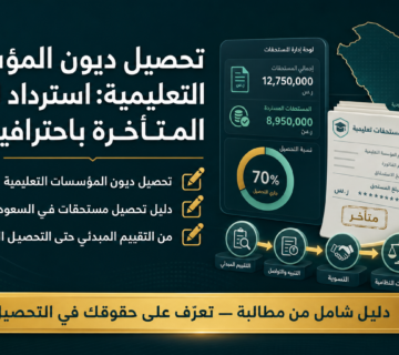 تحصيل ديون المؤسسات التعليمية: استرداد الرسوم المتأخرة باحترافية